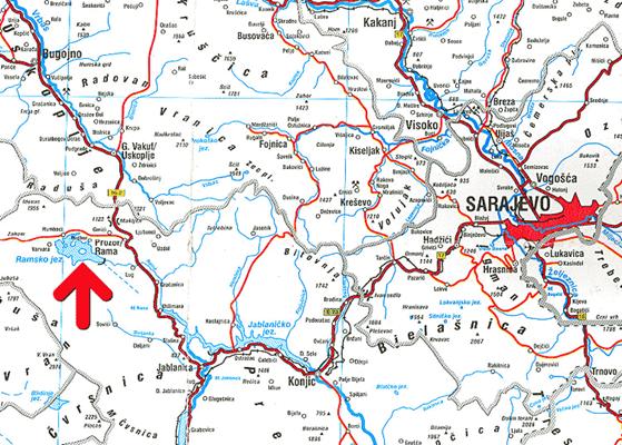 rama bih karta Općina Prozor   Rama • Zemljopisno / geografski podaci rama bih karta