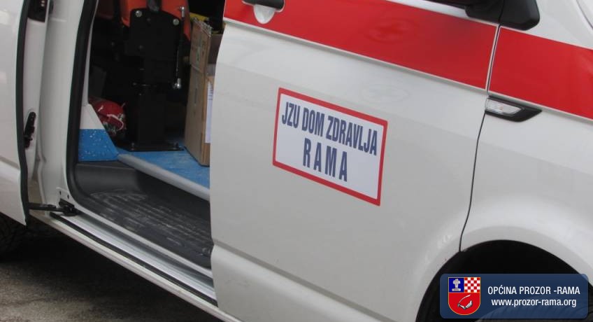 Općina Prozor-Rama donirala Domu zdravlja „Rama“ auto Hitne medicinske pomoći