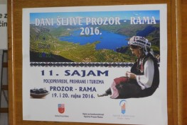 Otvoren 11. Međunarodni sajam poljoprivrede, prehrane i turizma “Dani šljive Prozor- Rama 2016.”